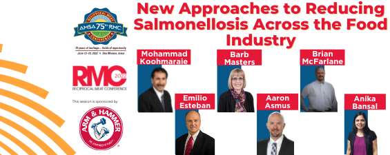 AMSA Announces Symposium Speakers on New Approaches to Reducing Salmonellosis Across the Food Industry